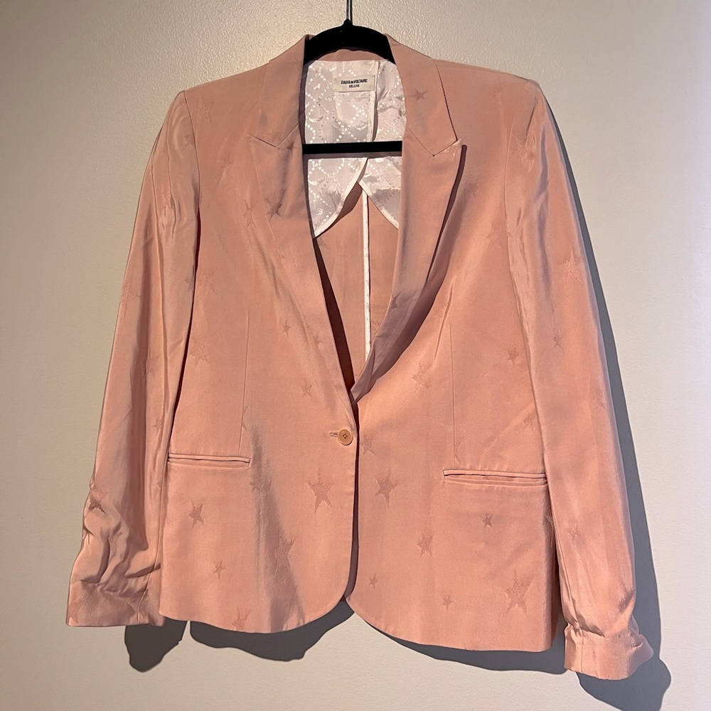 Zadig & Voltaire Pink Star Blazer